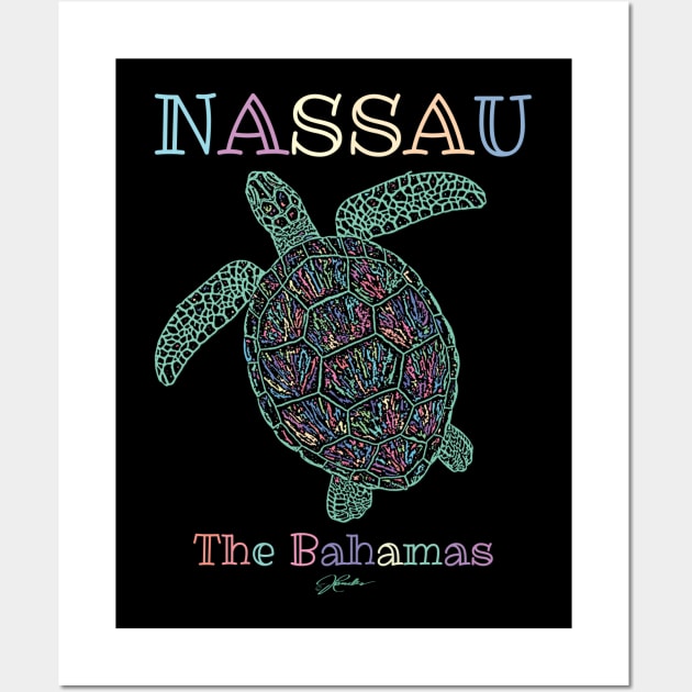 Nassau, Bahamas, Sea Turtle Wall Art by jcombs